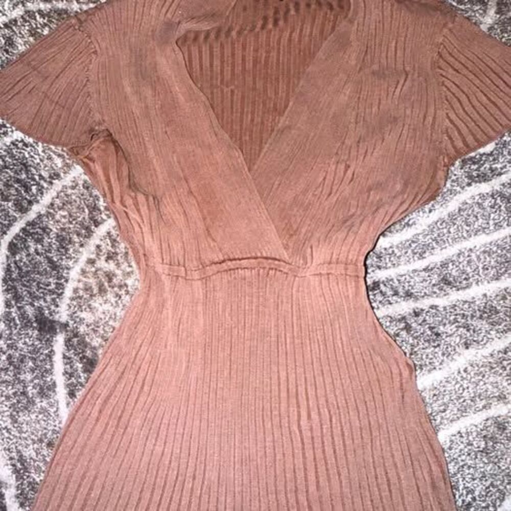 Y2k brown blouse vintage 1998 brand INC size large